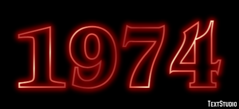 1974 Text Effect