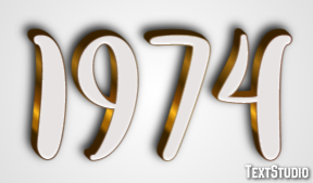 1974 Text Effect