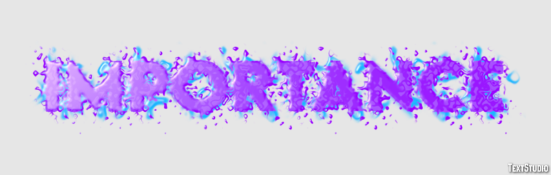 Importance Text Effect
