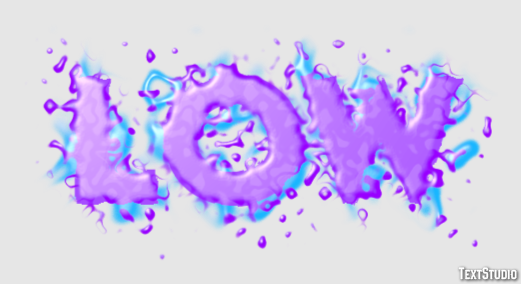 Low Text Effect