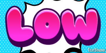 Low Text Effect