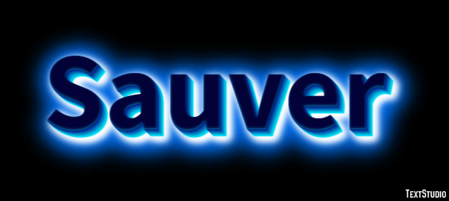 Sauver Text Effect