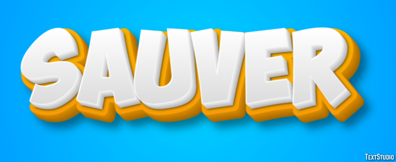 Sauver Efecto de Texto