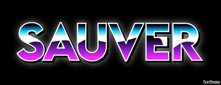 Sauver Text Effect