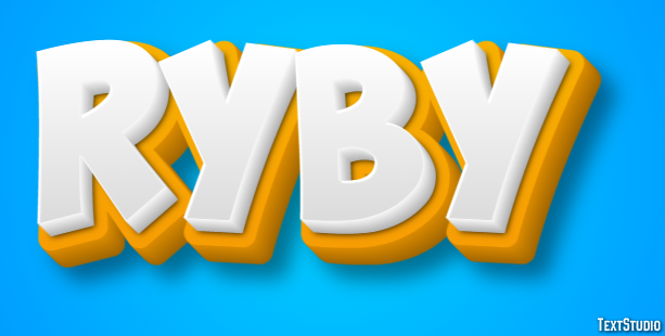 Ryby Text Effect