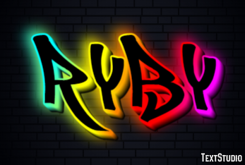 Ryby Texteffekt