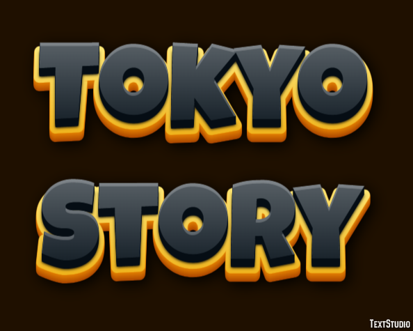 Tokyo Story Efeito de texto