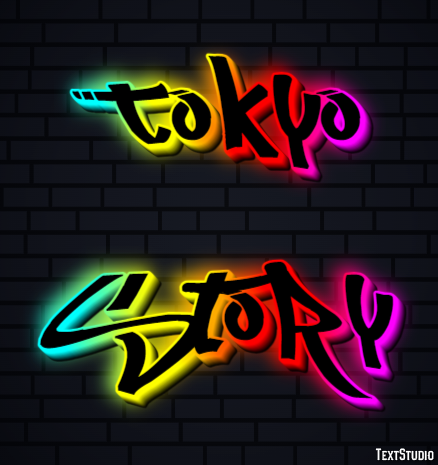 Tokyo Story Text effect