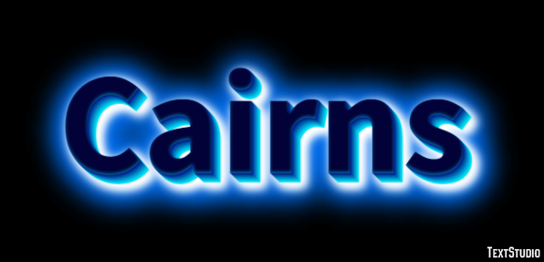 Cairns Эффект текста