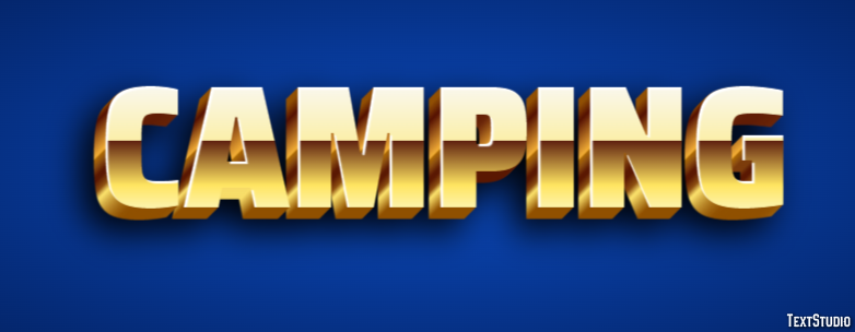 Camping Texteffekt