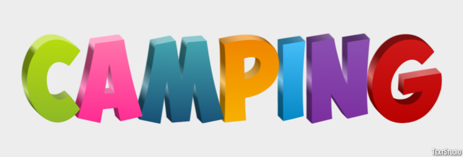 Camping Texteffekt