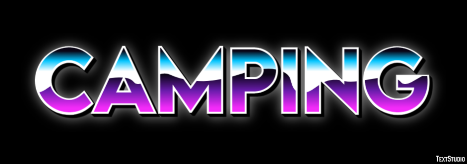Camping Texteffekt
