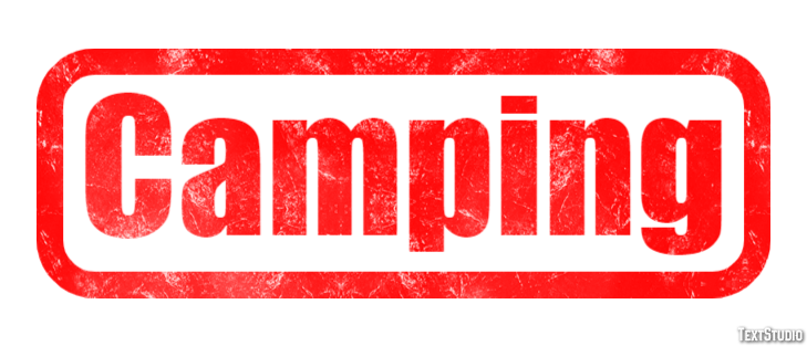 Camping Texteffekt