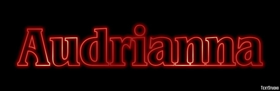 Audrianna Text effect