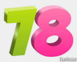 78 Text Effect