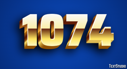1074 Эффект текста