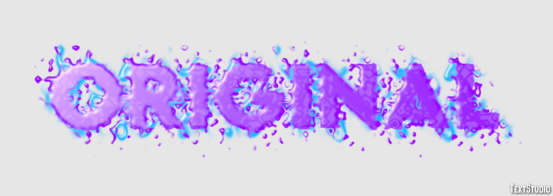 Original Efeito de texto
