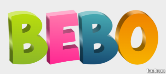 Bebo Efecto de Texto
