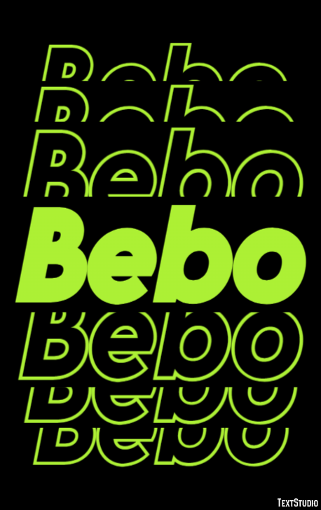 Bebo Text Effect