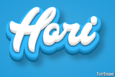 Hori Text Effect