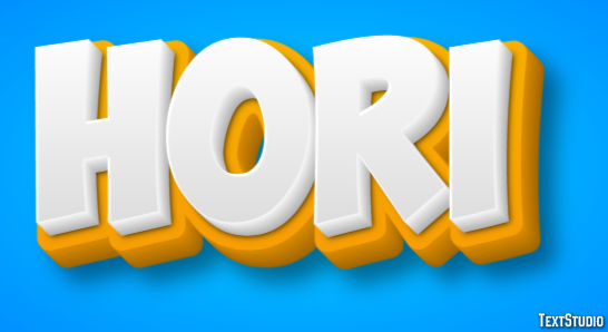 Hori Text Effect