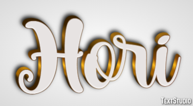 Hori Text Effect