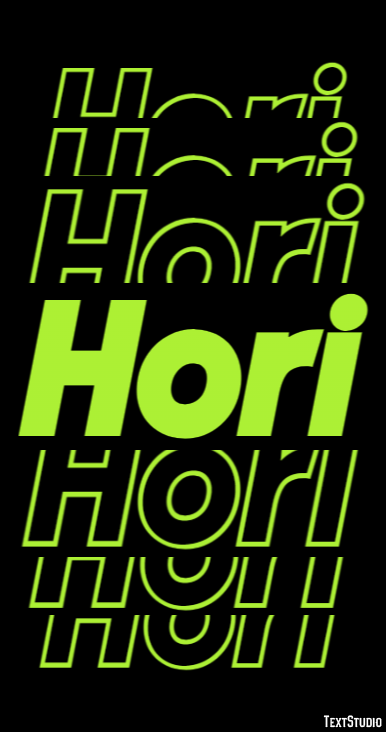 Hori Text Effect