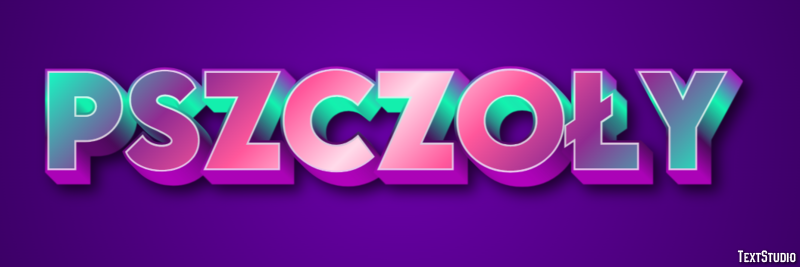 Pszczoły Texteffekt