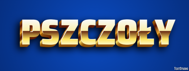 Pszczoły Texteffekt