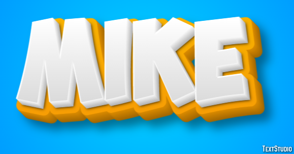 Mike Text Effect