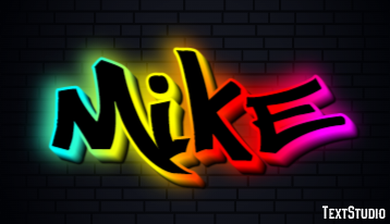Mike Text effect