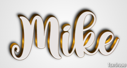 Mike Text Effect