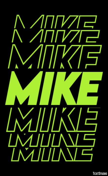 Mike Text Effect