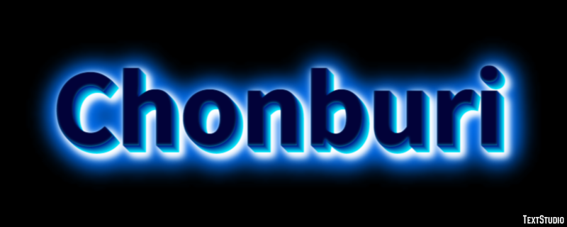 Chonburi テキスト効果