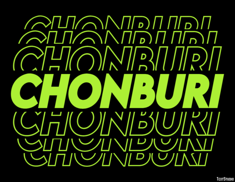 Chonburi Efekt tekstowy
