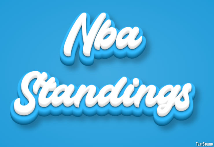 Nba Standings Efeito de texto