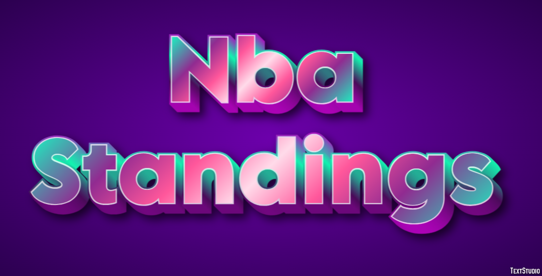 Nba Standings Efeito de texto