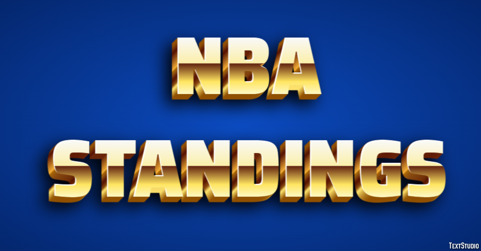 Nba Standings Efeito de texto