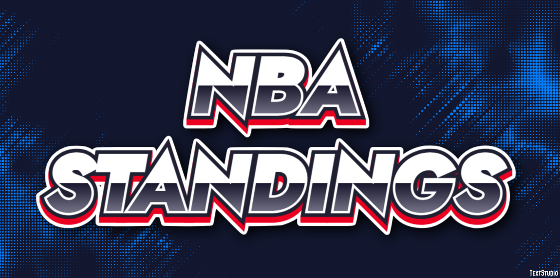 Nba Standings Efeito de texto