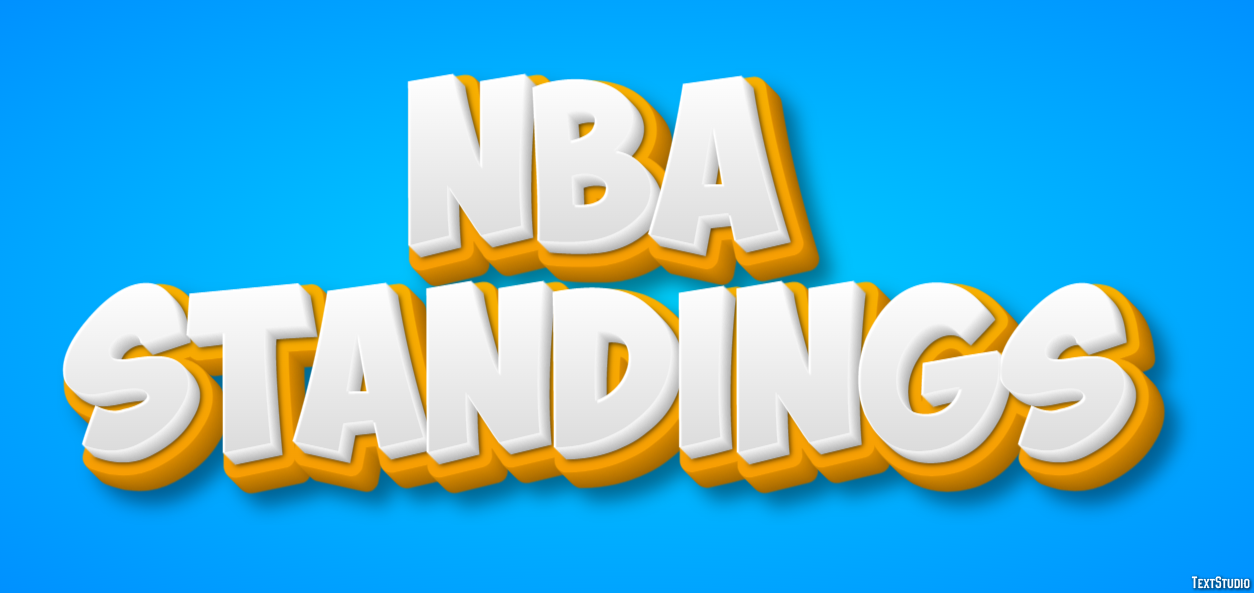 Nba Standings Efeito de texto