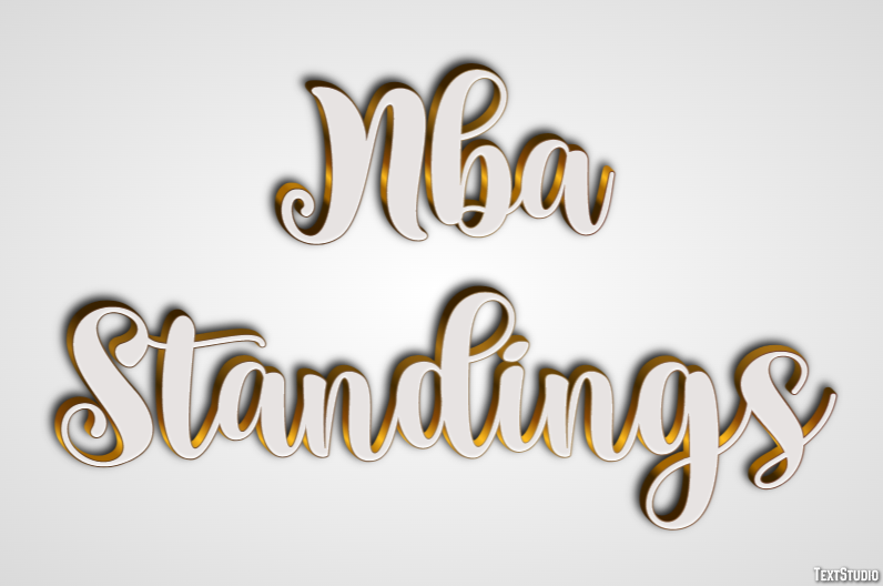 Nba Standings Efeito de texto