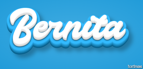 Bernita Text effect