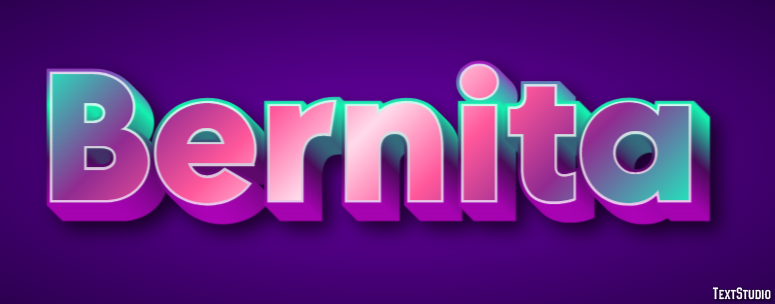 Bernita Text effect