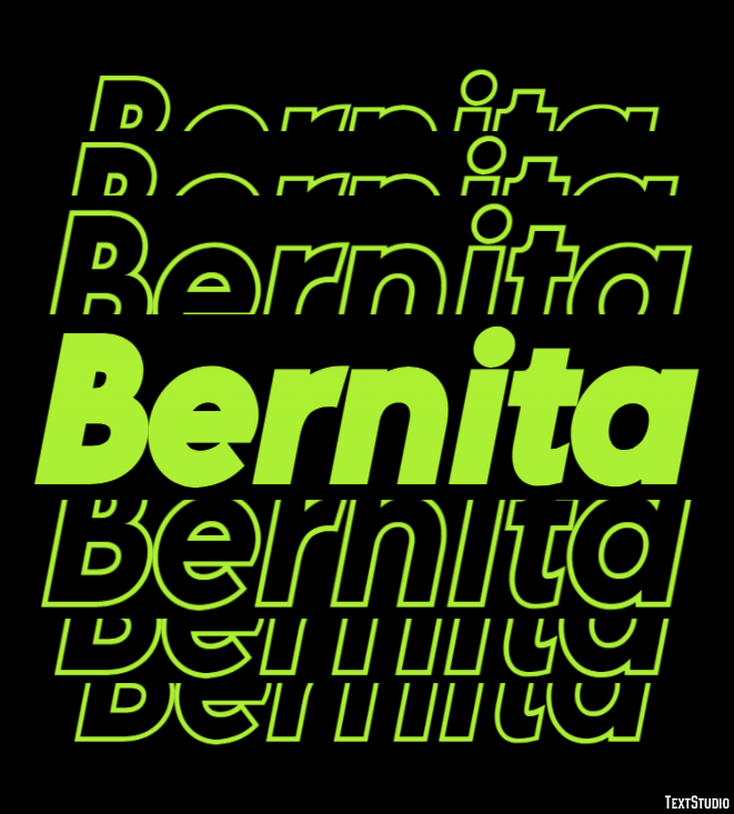 Bernita Text Effect