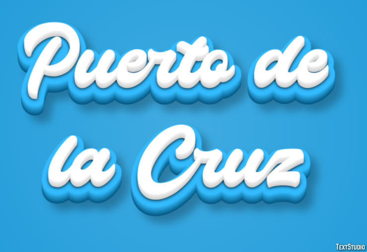 Puerto de la Cruz Effetto testo