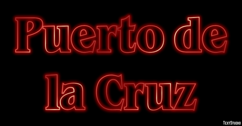 Puerto de la Cruz Effetto testo