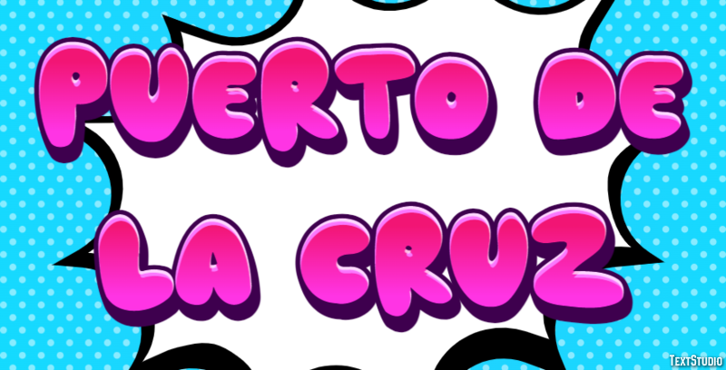 Puerto de la Cruz Effetto testo