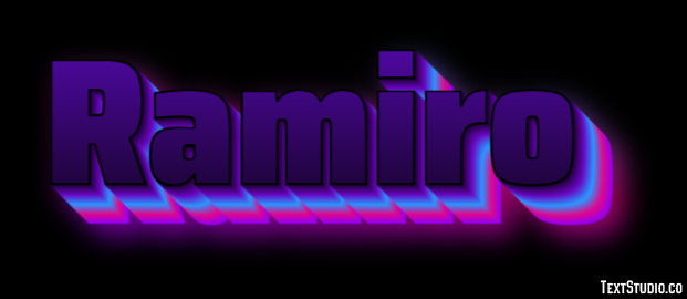 Ramiro Effetto testo