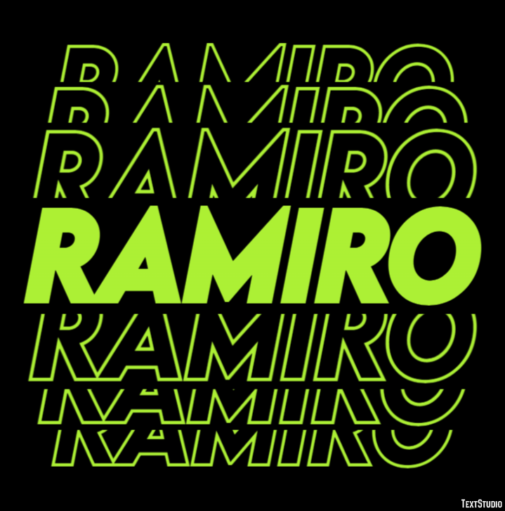 Ramiro Effet de Texte