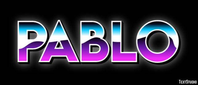 Pablo Effet de Texte